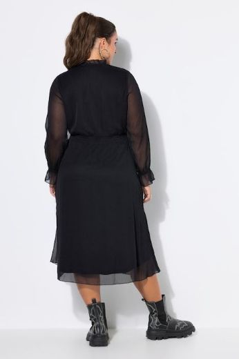 Moda za polnejše Haljina maxi dugih rukava A kroja plus velikost, xxl, Ulla Popken in Johann Popken (JP1880)