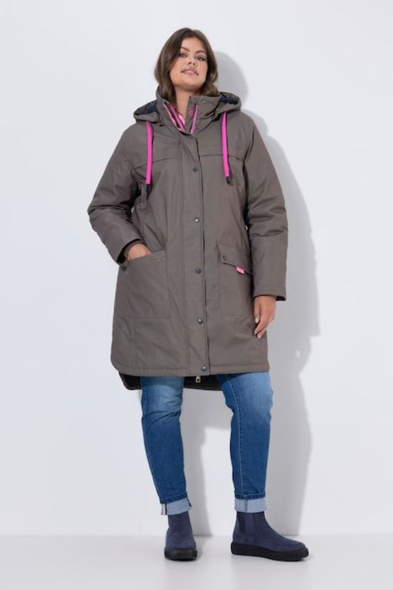 Moda za polnejše Parka dužeg kroja s kapuljačom plus velikost, xxl, Ulla Popken in Johann Popken (JP1880)