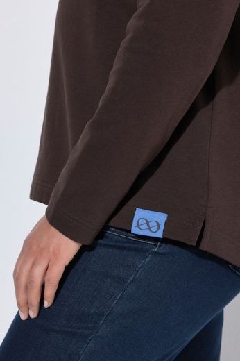 Moda za polnejše Majica dugih rukava s kapuljačom plus velikost, xxl, Ulla Popken in Johann Popken (JP1880)