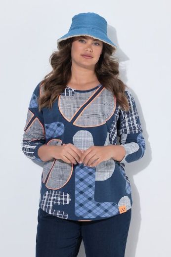 Moda za polnejše Majica dugih rukava plus velikost, xxl, Ulla Popken in Johann Popken (JP1880)