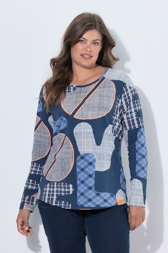 Moda za polnejše Majica dugih rukava plus velikost, xxl, Ulla Popken in Johann Popken (JP1880)
