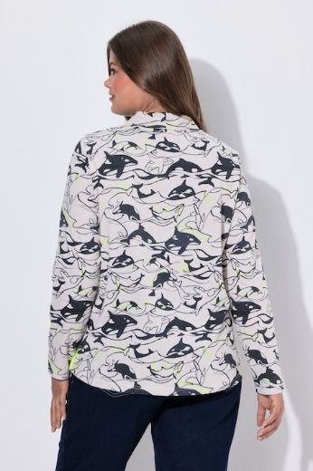 Moda za polnejše Majica dugih rukava plus velikost, xxl, Ulla Popken in Johann Popken (JP1880)