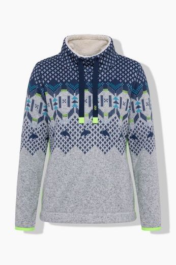 Moda za polnejše Pulover dugih rukava plus velikost, xxl, Ulla Popken in Johann Popken (JP1880)