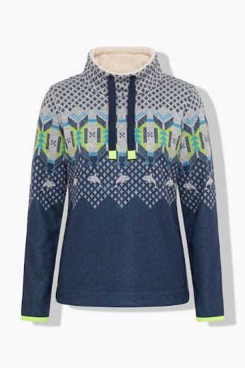 Moda za polnejše Pulover dugih rukava plus velikost, xxl, Ulla Popken in Johann Popken (JP1880)