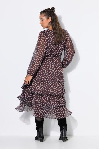 Moda za polnejše Haljina midi plus velikost, xxl, Ulla Popken in Johann Popken (JP1880)