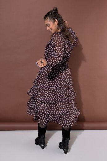 Moda za polnejše Haljina midi plus velikost, xxl, Ulla Popken in Johann Popken (JP1880)