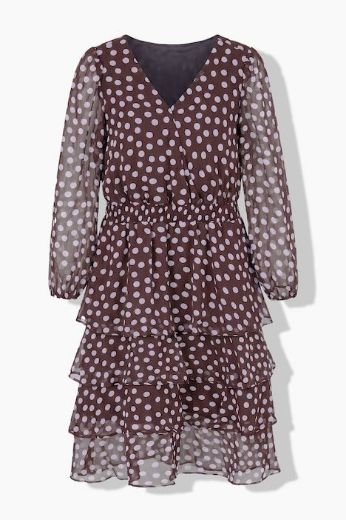 Moda za polnejše Haljina midi plus velikost, xxl, Ulla Popken in Johann Popken (JP1880)