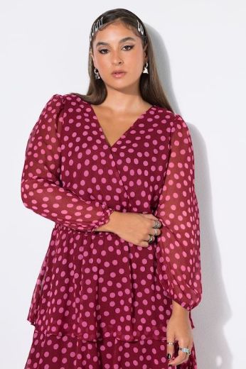 Moda za polnejše Haljina midi plus velikost, xxl, Ulla Popken in Johann Popken (JP1880)