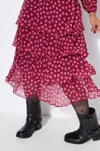 Moda za polnejše Haljina midi plus velikost, xxl, Ulla Popken in Johann Popken (JP1880)