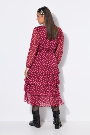 Moda za polnejše Haljina midi plus velikost, xxl, Ulla Popken in Johann Popken (JP1880)