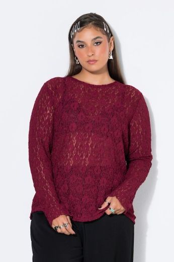 Moda za polnejše Majica dugih rukava plus velikost, xxl, Ulla Popken in Johann Popken (JP1880)