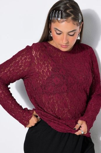 Moda za polnejše Majica dugih rukava plus velikost, xxl, Ulla Popken in Johann Popken (JP1880)