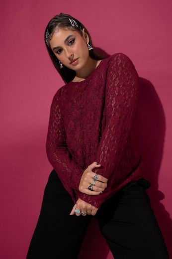 Moda za polnejše Majica dugih rukava plus velikost, xxl, Ulla Popken in Johann Popken (JP1880)