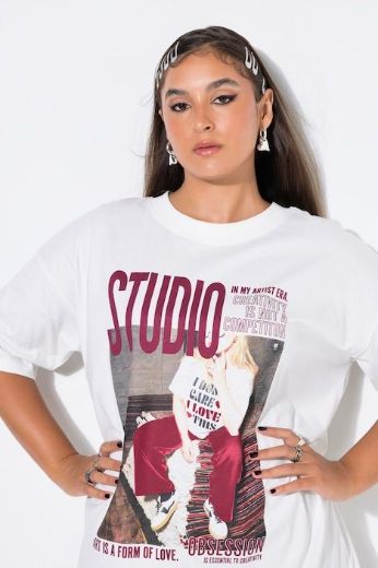 Moda za polnejše Majica kratkih rukava plus velikost, xxl, Ulla Popken in Johann Popken (JP1880)