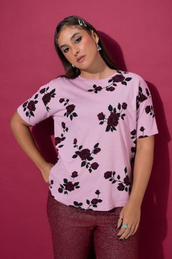 Moda za polnejše Majica kratkih rukava plus velikost, xxl, Ulla Popken in Johann Popken (JP1880)