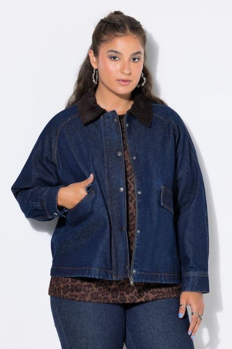 Moda za polnejše Jakna lagana od trapera plus velikost, xxl, Ulla Popken in Johann Popken (JP1880)