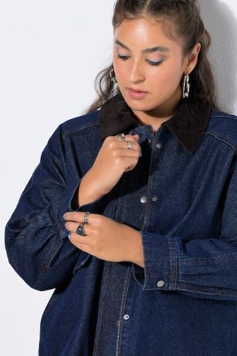 Moda za polnejše Jakna lagana od trapera plus velikost, xxl, Ulla Popken in Johann Popken (JP1880)