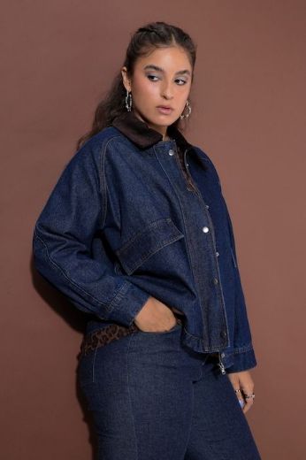 Moda za polnejše Jakna lagana od trapera plus velikost, xxl, Ulla Popken in Johann Popken (JP1880)