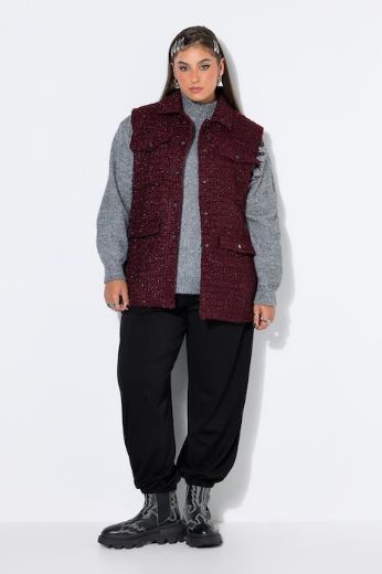 Moda za polnejše Prsluk na kopčanje plus velikost, xxl, Ulla Popken in Johann Popken (JP1880)