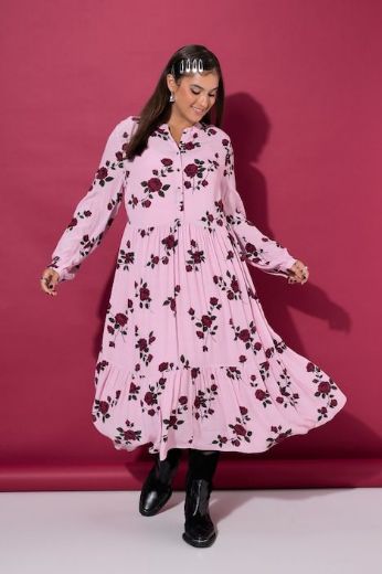 Moda za polnejše Haljina midi A kroja plus velikost, xxl, Ulla Popken in Johann Popken (JP1880)
