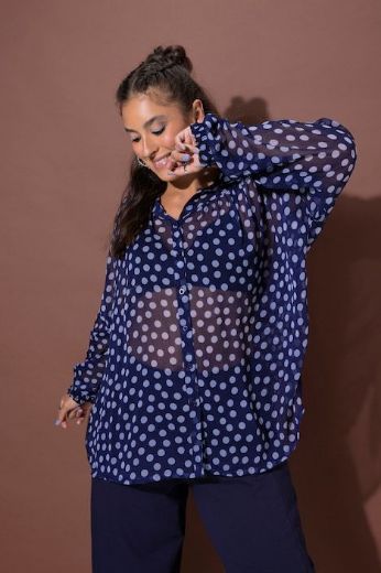 Moda za polnejše Bluza dugih rukava plus velikost, xxl, Ulla Popken in Johann Popken (JP1880)