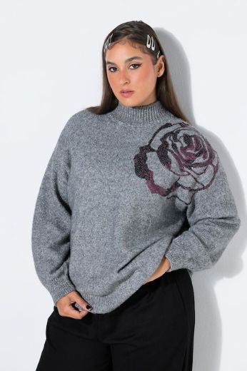 Moda za polnejše Pulover dugih rukava plus velikost, xxl, Ulla Popken in Johann Popken (JP1880)