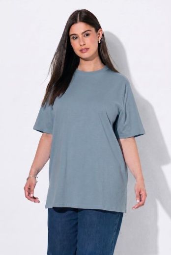 Moda za polnejše Majica kratkih rukava s povišenim ovratnikom plus velikost, xxl, Ulla Popken in Johann Popken (JP1880)