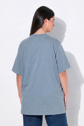 Moda za polnejše Majica kratkih rukava s povišenim ovratnikom plus velikost, xxl, Ulla Popken in Johann Popken (JP1880)