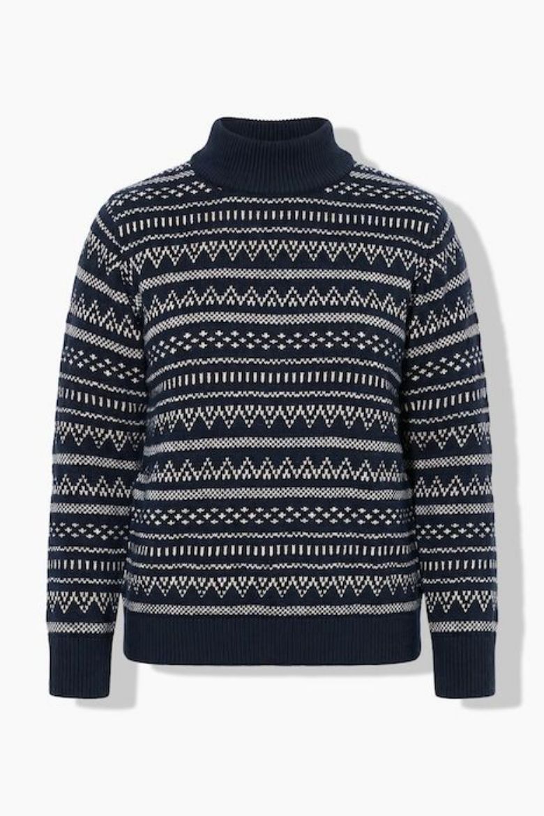 Moda za polnejše Puover povišenog ovratnika plus velikost, xxl, Ulla Popken in Johann Popken (JP1880)