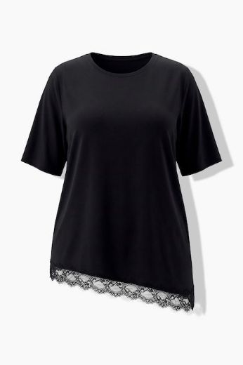 Moda za polnejše Majica kratkih rukava asimetričnog kroja plus velikost, xxl, Ulla Popken in Johann Popken (JP1880)