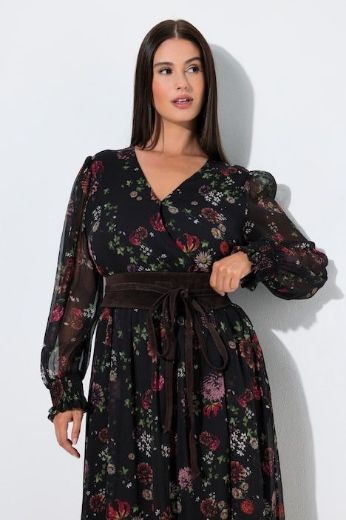 Moda za polnejše Remen kožni na vezanje plus velikost, xxl, Ulla Popken in Johann Popken (JP1880)