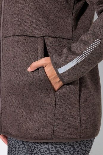 Moda za polnejše Majica s patentnim zatvaračem i kapuljačom plus velikost, xxl, Ulla Popken in Johann Popken (JP1880)