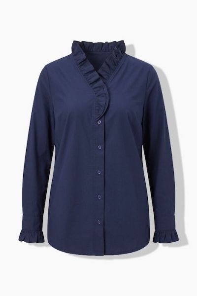 Slika Bluza s volanom na ovratniku