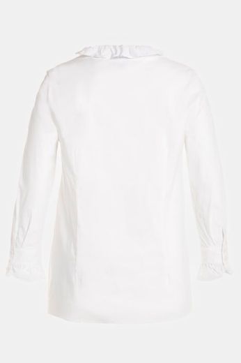 Moda za polnejše Bluza s volanom na ovratniku plus velikost, xxl, Ulla Popken in Johann Popken (JP1880)