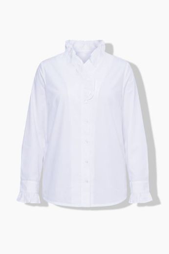 Moda za polnejše Bluza s volanom na ovratniku plus velikost, xxl, Ulla Popken in Johann Popken (JP1880)