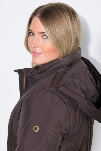 Moda za polnejše Jakna prošivena s kapuljačom plus velikost, xxl, Ulla Popken in Johann Popken (JP1880)