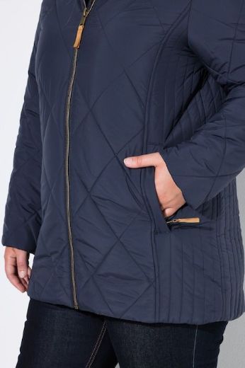 Moda za polnejše Jakna prošivena s kapuljačom plus velikost, xxl, Ulla Popken in Johann Popken (JP1880)