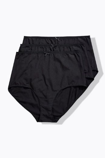 Moda za polnejše Gaćice maxi 3 komada plus velikost, xxl, Ulla Popken in Johann Popken (JP1880)