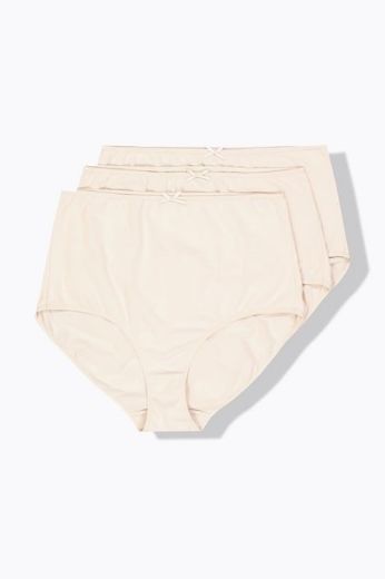 Moda za polnejše Gaćice maxi 3 komada plus velikost, xxl, Ulla Popken in Johann Popken (JP1880)