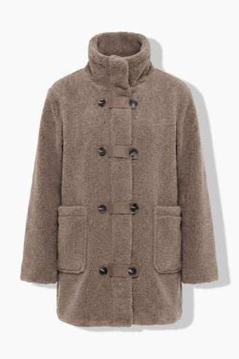 Moda za polnejše Jakna teddy s kapuljačom plus velikost, xxl, Ulla Popken in Johann Popken (JP1880)