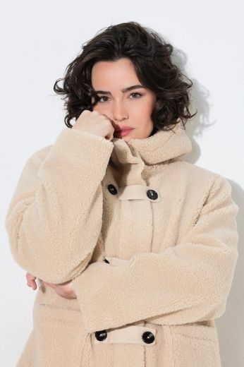Moda za polnejše Jakna teddy s kapuljačom plus velikost, xxl, Ulla Popken in Johann Popken (JP1880)