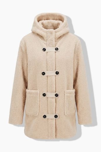 Moda za polnejše Jakna teddy s kapuljačom plus velikost, xxl, Ulla Popken in Johann Popken (JP1880)