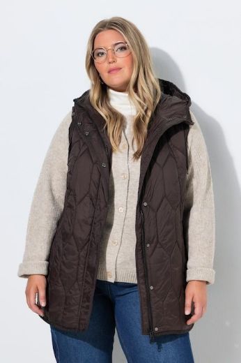 Moda za polnejše Prsluk prošiveni A kroja plus velikost, xxl, Ulla Popken in Johann Popken (JP1880)