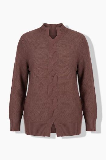 Moda za polnejše Pulover dugih rukava plus velikost, xxl, Ulla Popken in Johann Popken (JP1880)