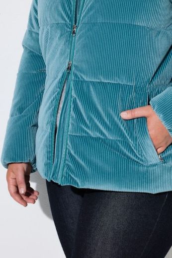 Moda za polnejše Jakna od samta plus velikost, xxl, Ulla Popken in Johann Popken (JP1880)
