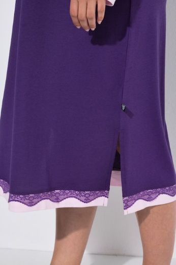 Moda za polnejše Spavaćica s dodatkom ukrasne čipke plus velikost, xxl, Ulla Popken in Johann Popken (JP1880)