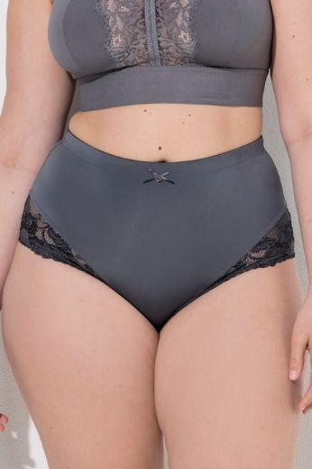 Moda za polnejše Gaćice visokog struka s dodatkom ukrasne čipke plus velikost, xxl, Ulla Popken in Johann Popken (JP1880)