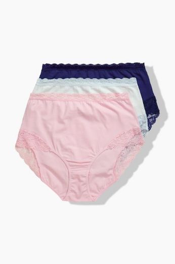 Moda za polnejše Gaćice maxi 3 komada plus velikost, xxl, Ulla Popken in Johann Popken (JP1880)