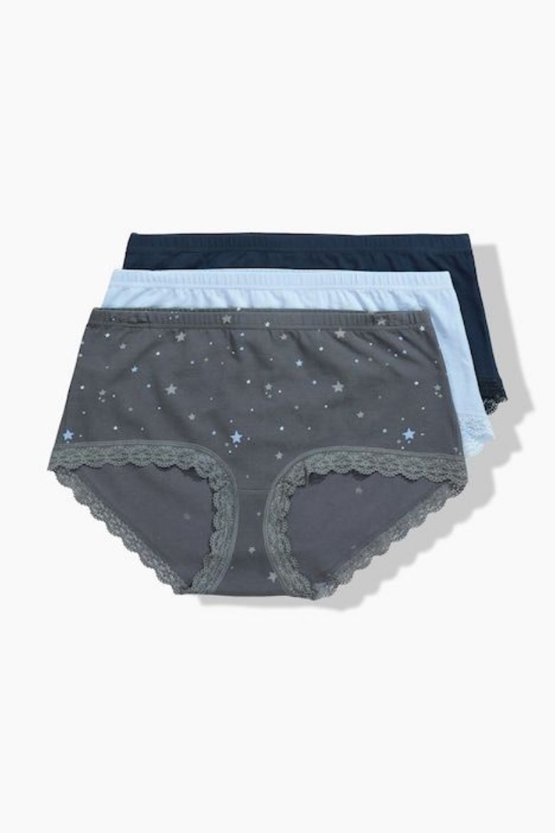 Moda za polnejše Gaćice 3 komada plus velikost, xxl, Ulla Popken in Johann Popken (JP1880)