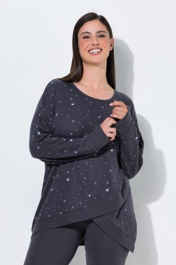 Moda za polnejše Majica dugih rukava plus velikost, xxl, Ulla Popken in Johann Popken (JP1880)